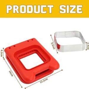 Front view of the Quick Sandwich Maker with a golden‑browned sandwich inside