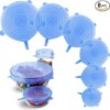 6-Piece Silicone Stretchable Lids – Universal Airtight Food Covers (Mix Color) - Image 2