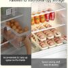15 Egg Storage Box Rolling Design Space Saving PP Refrigerator Organizer Multi-Layer Egg Holder | Random Color - Image 2