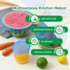 6-Piece Silicone Stretchable Lids – Universal Airtight Food Covers (Mix Color) - Image 3