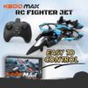 Child and adult holding the remote control of the K500 Max Fighter Jet RC Drone